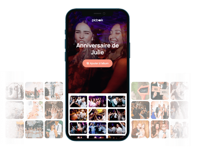 Picbook - Photos et vidéos invités fête d'anniversaire