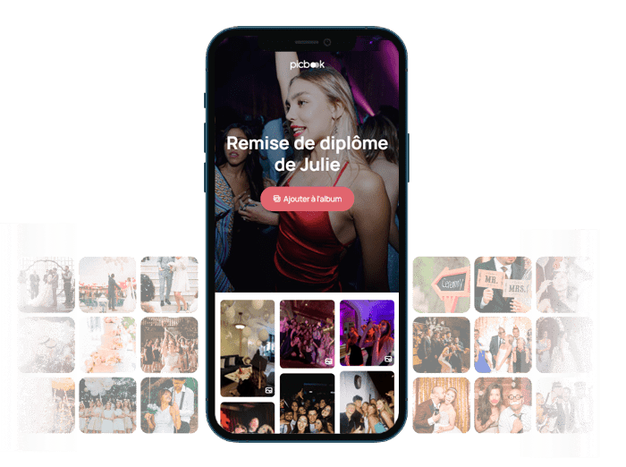 Picbook - Photos et vidéos invités remise de diplômes QR Code