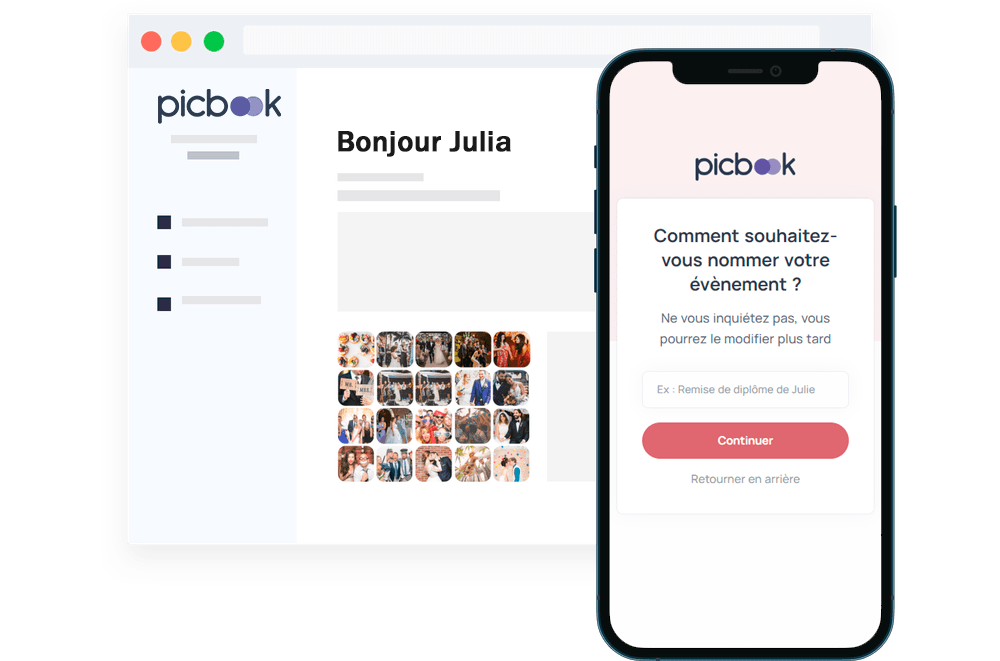 Picbook - Photos et vidéos invités remise de diplômes QR Code