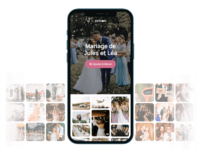 Picbook - Photos et vidéos invités mariage