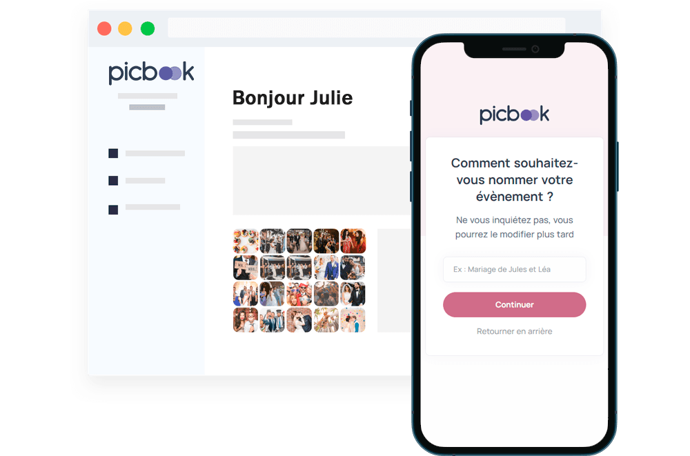 Picbook - Photos et vidéos invités mariage