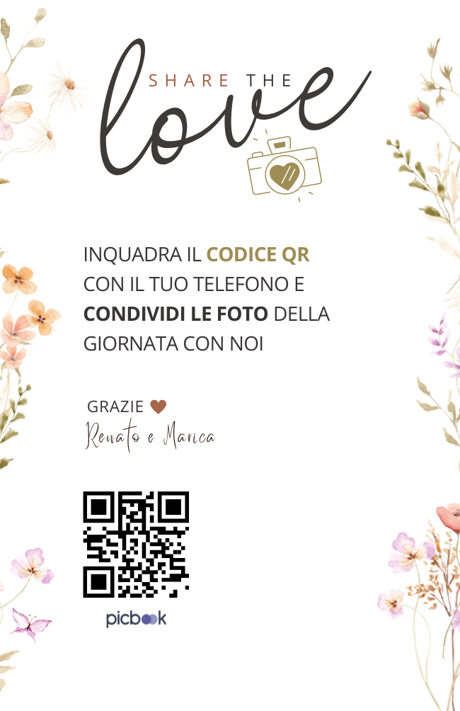 QR Code Canva Cadres de table 5x7